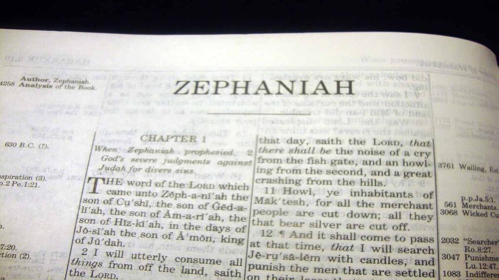 book of zephaniah