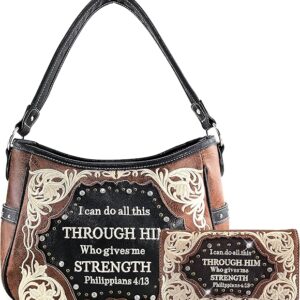 justin west scripture handbag philippians 4:13